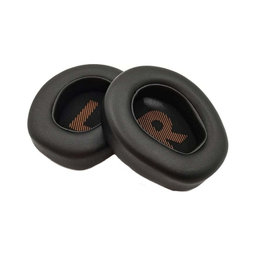 Náhradní Náušníky pro JBL Quantum 400, Paměťová pěna + PU kůže, Černé, 1 pár