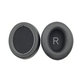 Náhradní Náušníky pro Sennheiser Momentum 3.0, Paměťová pěna + PU kůže, Černé, 1 pár