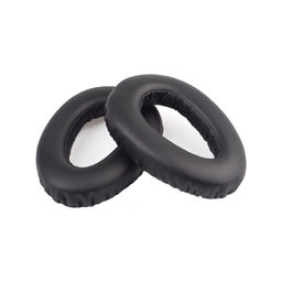 Náhradní Náušníky pro Sennheiser PXC550, Paměťová pěna + PU kůže, Černé, 1 pár