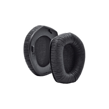 Náhradní Náušníky pro Sennheiser HDR175, RS175, Paměťová pěna + PU kůže, Černé, 1 pár