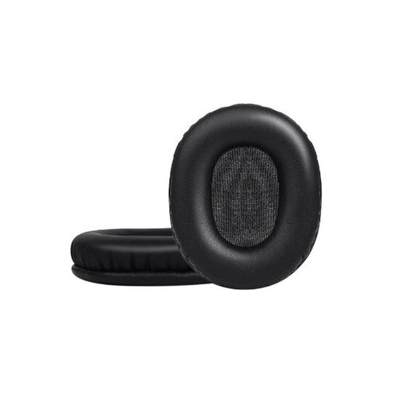 Náhradní Náušníky pro Audio-Technica ATH-M50X, PU kůže, Černé, 1 pár