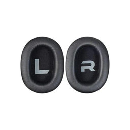 Náhradní Náušníky pro AKG K361, K371, Paměťová pěna + PU kůže, Černé, 1 pár