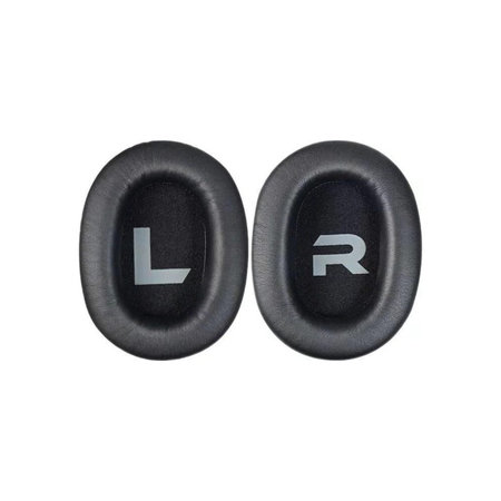 Náhradní Náušníky pro AKG K361, K371, Paměťová pěna + PU kůže, Černé, 1 pár