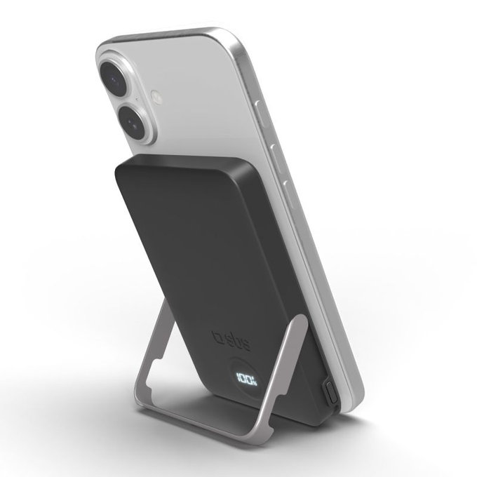 SBS - PowerBank 5000mAh, 20W, Power Delivery, Mag Stand, černá