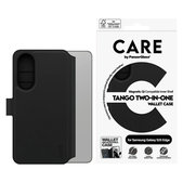 Pouzdro Wallet Tango Two-In-One s QI pro Samsung Galaxy S25 Edge, Černá, PanzerGlass