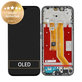 Honor 400 Lite - LCD Displej + Dotykové Sklo + Rám (Velvet Black) - 0235ANTF Genuine Service Pack