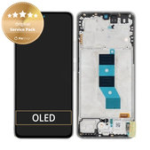 Xiaomi Poco M7 Pro 5G - LCD Displej + Dotykové Sklo + Rám (Silver) - 5600070O17P00 Genuine Service Pack