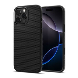 Spigen - Pouzdro Liquid Air "T" s MagSafe pro iPhone 16 Pro, Matte Black