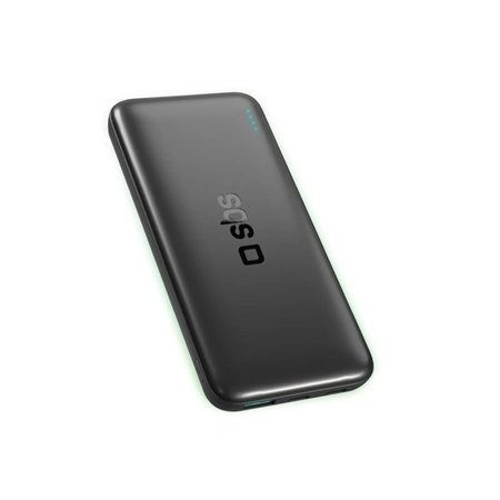 SBS - PowerBank 10000mAh, 10W, Infinity, LiFePO4, USB-C/USB-A, černá