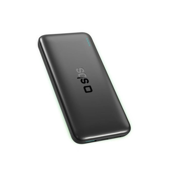 SBS - PowerBank 10000mAh, 10W, Infinity, LiFePO4, USB-C/USB-A, černá