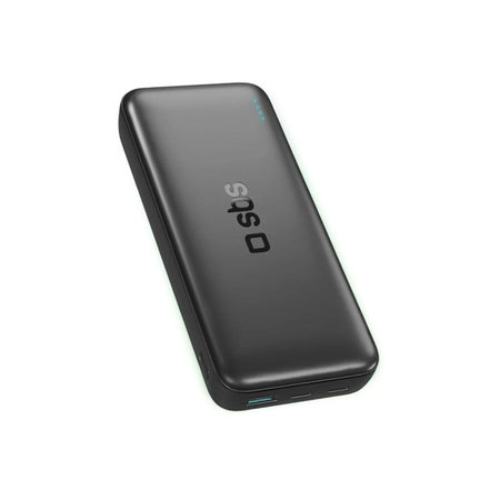 SBS - PowerBank 20000mAh, 10W, Infinity, LiFePO4, USB-C/USB-A, černá