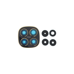 Xiaomi Poco X7 - Sklíčko Zadní Kamery s Rámom (Black)