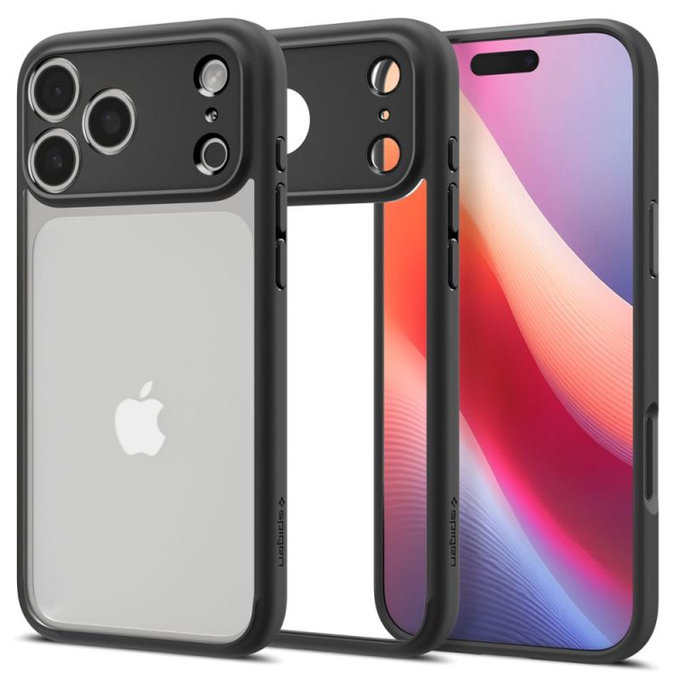 Spigen - Pouzdro Ultra Hybrid pro iPhone 17 Pro, Matte Black