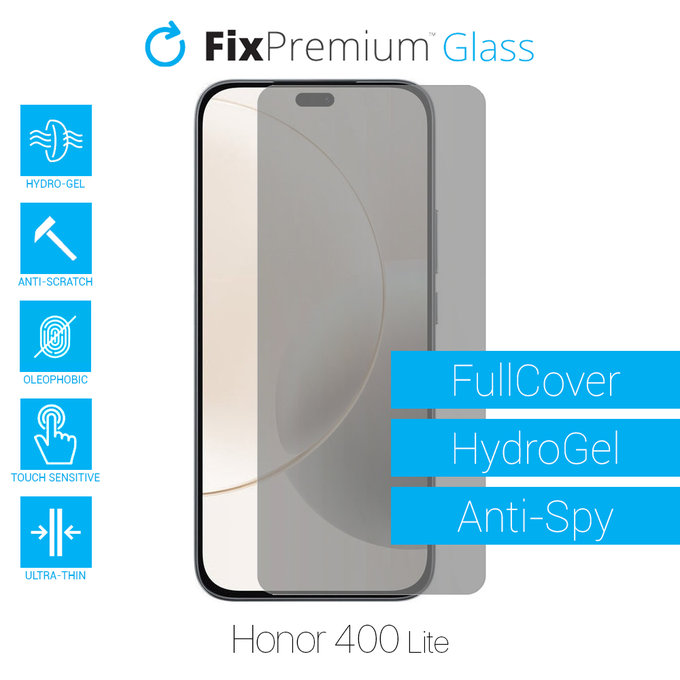 FixPremium HydroGel Anti-Spy - Ochranná Fólie pro Honor 400 Lite