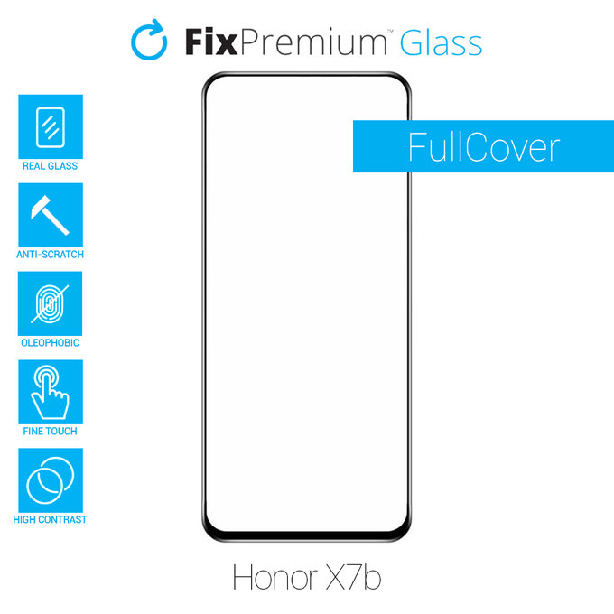 FixPremium FullCover Glass - Tvrzené sklo pro Honor X7b