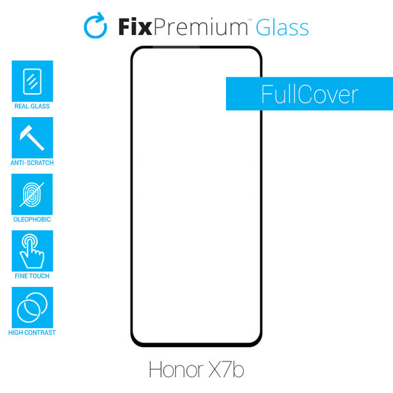 FixPremium FullCover Glass - Tvrzené sklo pro Honor X8a