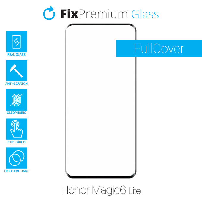 FixPremium FullCover Glass - Tvrzené sklo pro Honor Magic6 Lite