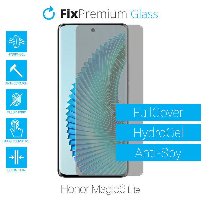 FixPremium HydroGel Anti-Spy - Ochranná Fólie pro Honor Magic6 Lite