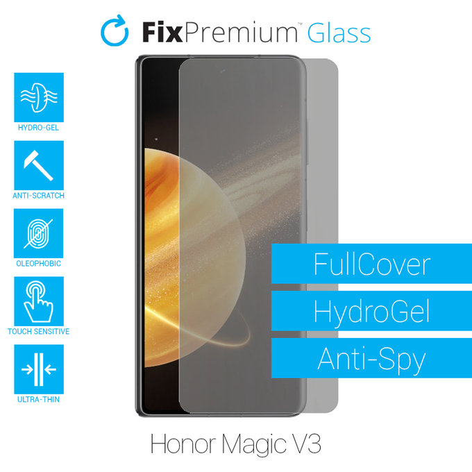 FixPremium HydroGel Anti-Spy - Ochranná Fólie pro Honor Magic V3