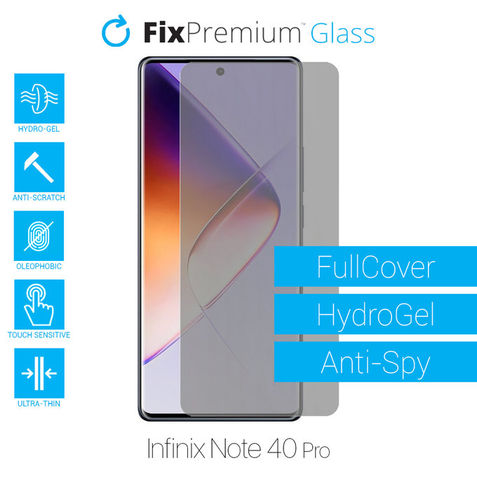 FixPremium HydroGel Anti-Spy - Ochranná Fólie pro Infinix Note 40 Pro