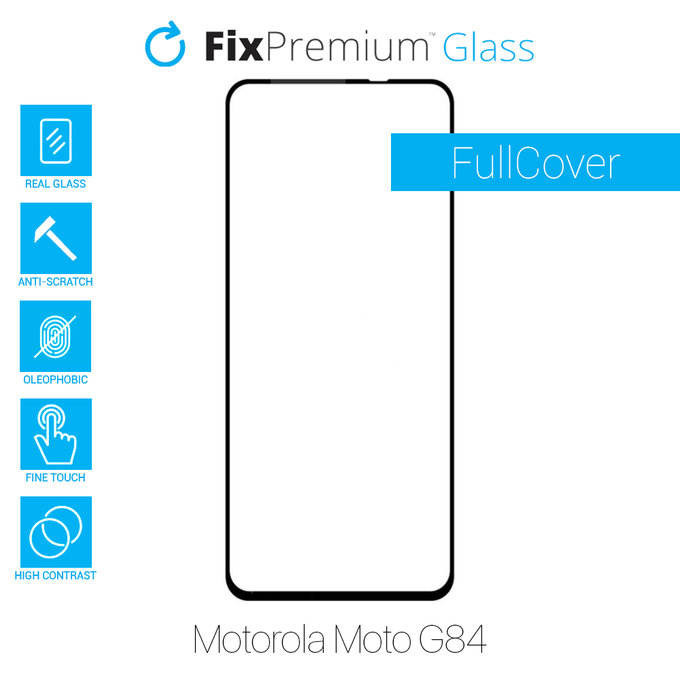FixPremium FullCover Glass - Tvrzené sklo pro Motorola Moto G84 XT2347