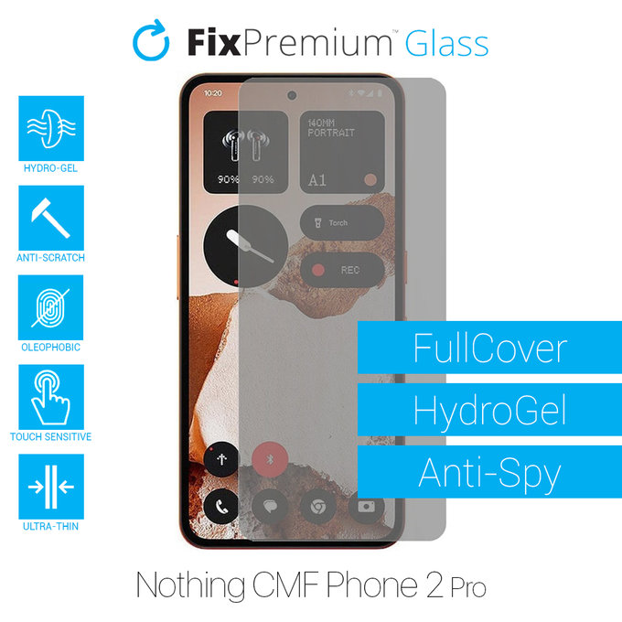 FixPremium HydroGel Anti-Spy - Ochranná Fólie pro Nothing CMF Phone 2 Pro
