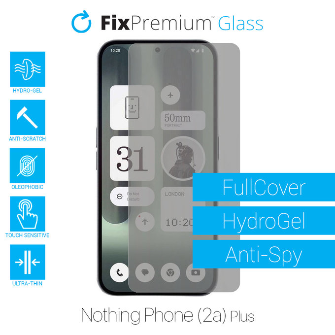 FixPremium HydroGel Anti-Spy - Ochranná Fólie pro Nothing Phone (2a) Plus