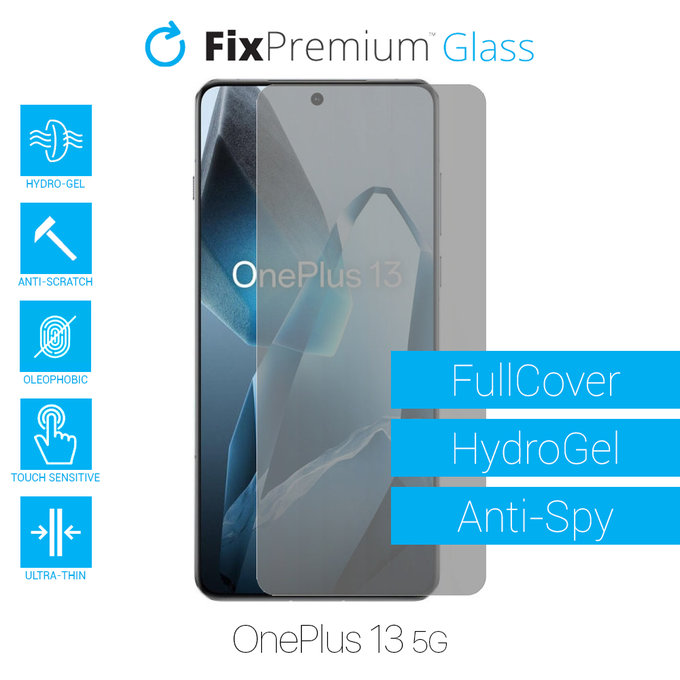 FixPremium HydroGel Anti-Spy - Ochranná Fólie pro OnePlus 13 5G CPH2655