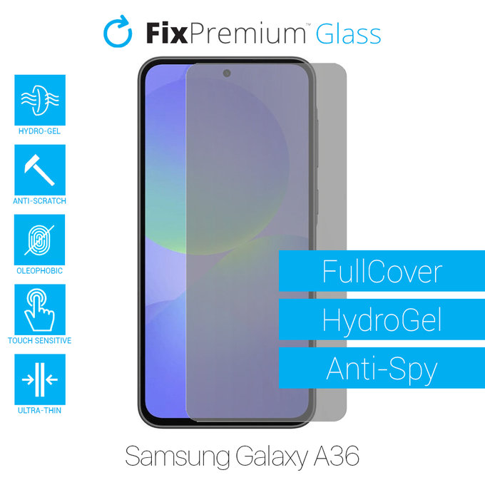 FixPremium HydroGel Anti-Spy - Ochranná Fólie pro Samsung Galaxy A36