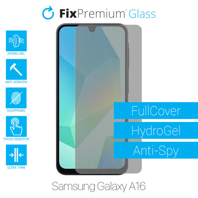 FixPremium HydroGel Anti-Spy - Ochranná Fólie pro Samsung Galaxy A16