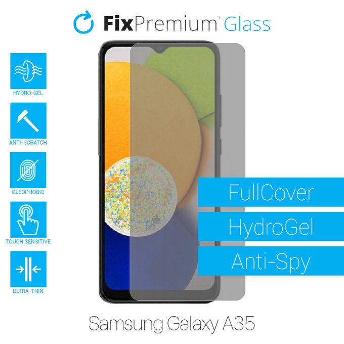 FixPremium HydroGel Anti-Spy - Ochranná Fólie pro Samsung Galaxy A35 A356B
