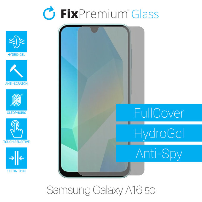 FixPremium HydroGel Anti-Spy - Ochranná Fólie pro Samsung Galaxy A16 5G