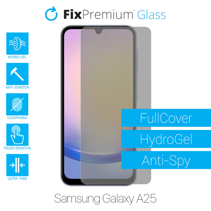 FixPremium HydroGel Anti-Spy - Ochranná Fólie pro Samsung Galaxy A25 A256