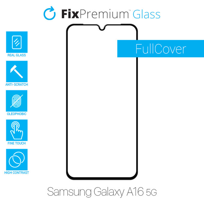 FixPremium FullCover Glass - Tvrzené sklo pro Samsung Galaxy A16 5G