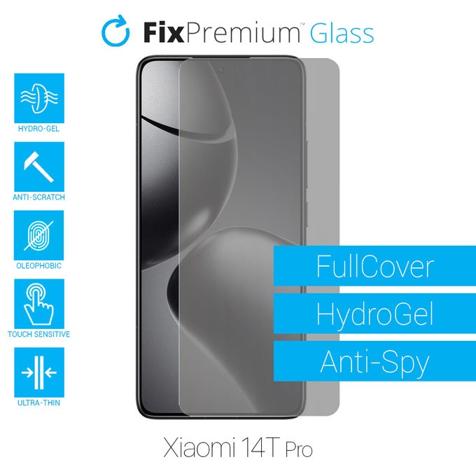 FixPremium HydroGel Anti-Spy - Ochranná Fólie pro Xiaomi 14T Pro