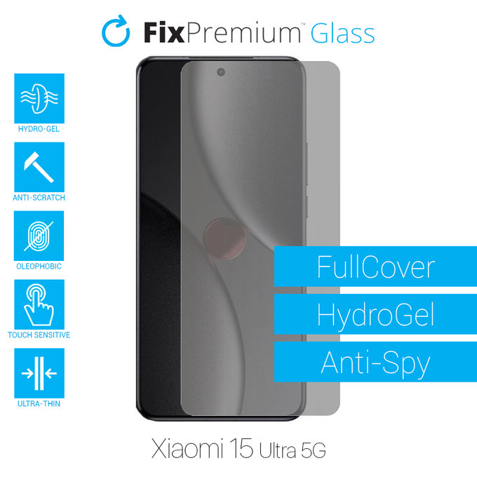 FixPremium HydroGel Anti-Spy - Ochranná Fólie pro Xiaomi 15 Ultra 5G