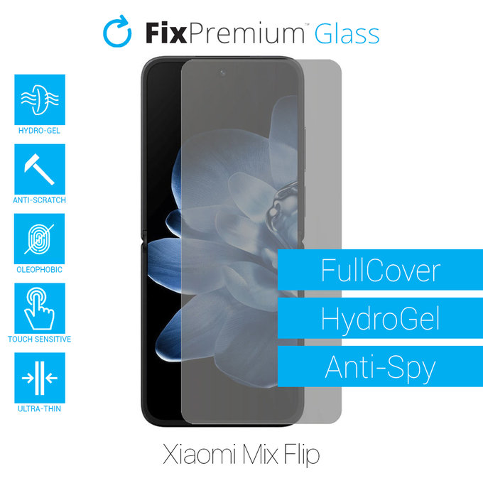 FixPremium HydroGel Anti-Spy - Ochranná Fólie pro Xiaomi Mix Flip 2405CPX3DC