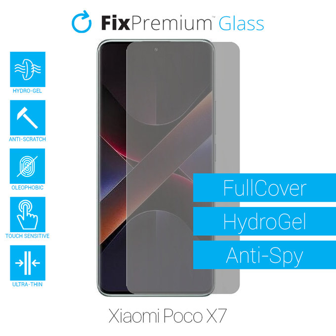 FixPremium HydroGel Anti-Spy - Ochranná Fólie pro Xiaomi Poco X7