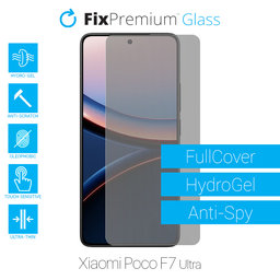 FixPremium HydroGel Anti-Spy - Ochranná Fólie pro Xiaomi Poco F7 Ultra