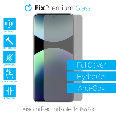 FixPremium HydroGel Anti-Spy - Ochranná Fólie pro Xiaomi Redmi Note 14 Pro 5G 24090RA29G