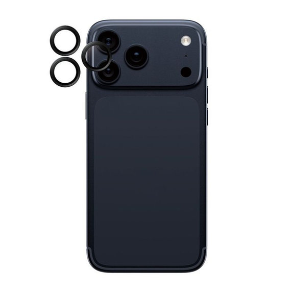 PanzerGlass - Ochranný kryt objektivu Hoops pro iPhone 17 Pro Max/17 Pro/16 Pro Max/16 Pro, černá