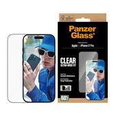 Tvrzené sklo UWF s aplikátorem pro iPhone 17 Pro, Černá, PanzerGlass