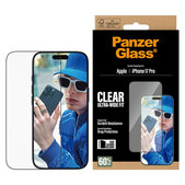 Tvrzené sklo UWF s aplikátorem pro iPhone 17 Pro, Černá, PanzerGlass