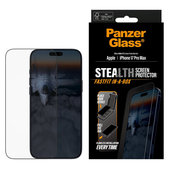 Tvrzené sklo UWF Stealth s Fastfit pro iPhone 17 Pro Max, Černá, PanzerGlass