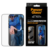 Tvrzené sklo UWF s Fastfit pro iPhone 17 Air, Černá, PanzerGlass