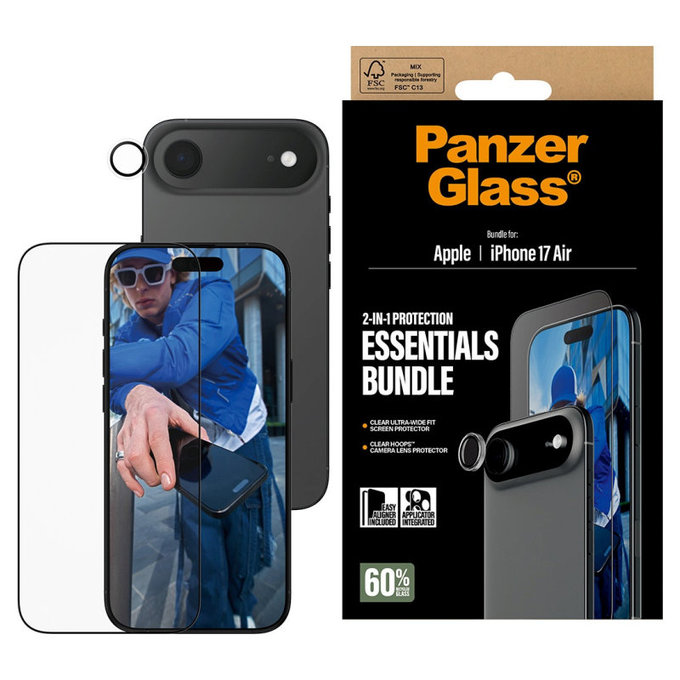 Bundle Essentials 2v1 pro iPhone 17 Air, PanzerGlass