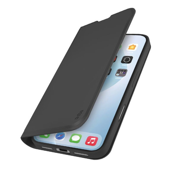 SBS - Pouzdro Book Wallet Smooth pro iPhone 17 Air, černá