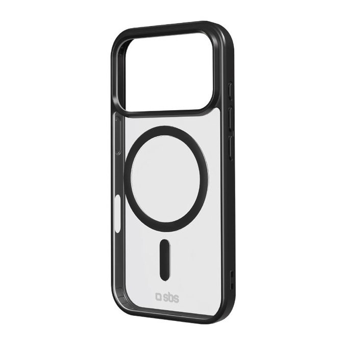 SBS - Pouzdro Mag Frame kompatibilní s MagSafe pro iPhone 17 Pro, černá