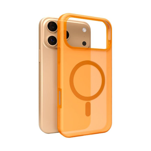 PURO - Pouzdro DAYLIGHT s MagSafe pro iPhone 17 Pro, oranžová