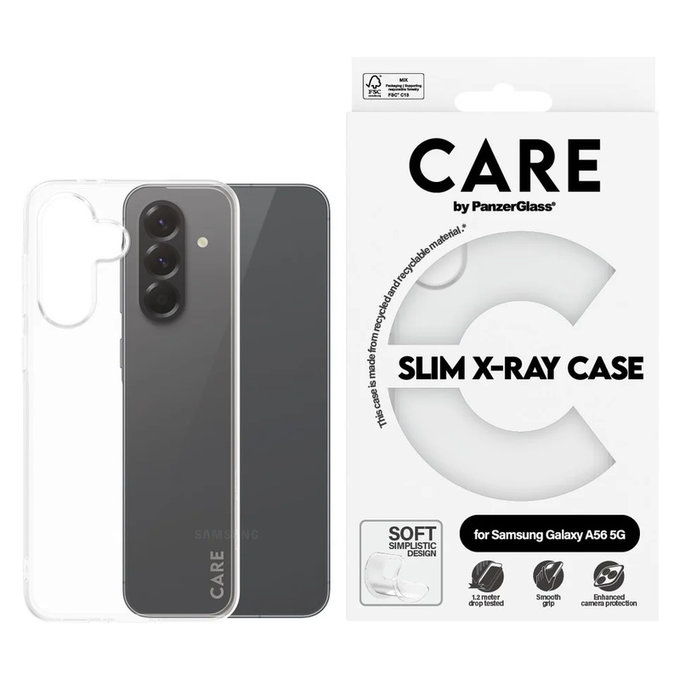 Pouzdro X-Ray pro Samsung Galaxy A56 5G, Transparentní, PanzerGlass